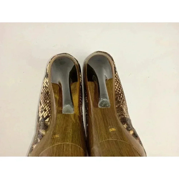Jessica Simpson Colie Womens Pump Heels Brown Snake Print Close Toe Stilleto 7B - Picture 6 of 12